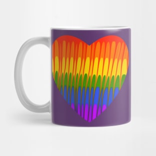 Rainbow Heart Mug